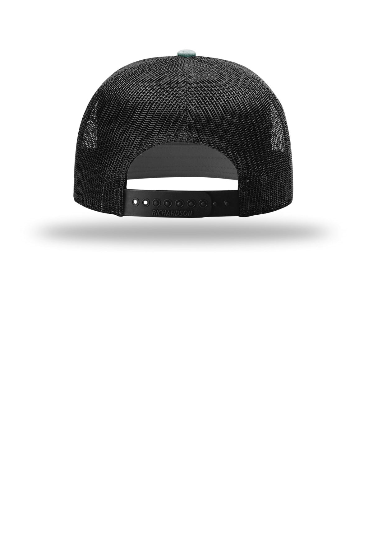 Richardson 7-Panel Trucker 168 - Dark Green/ Black - back