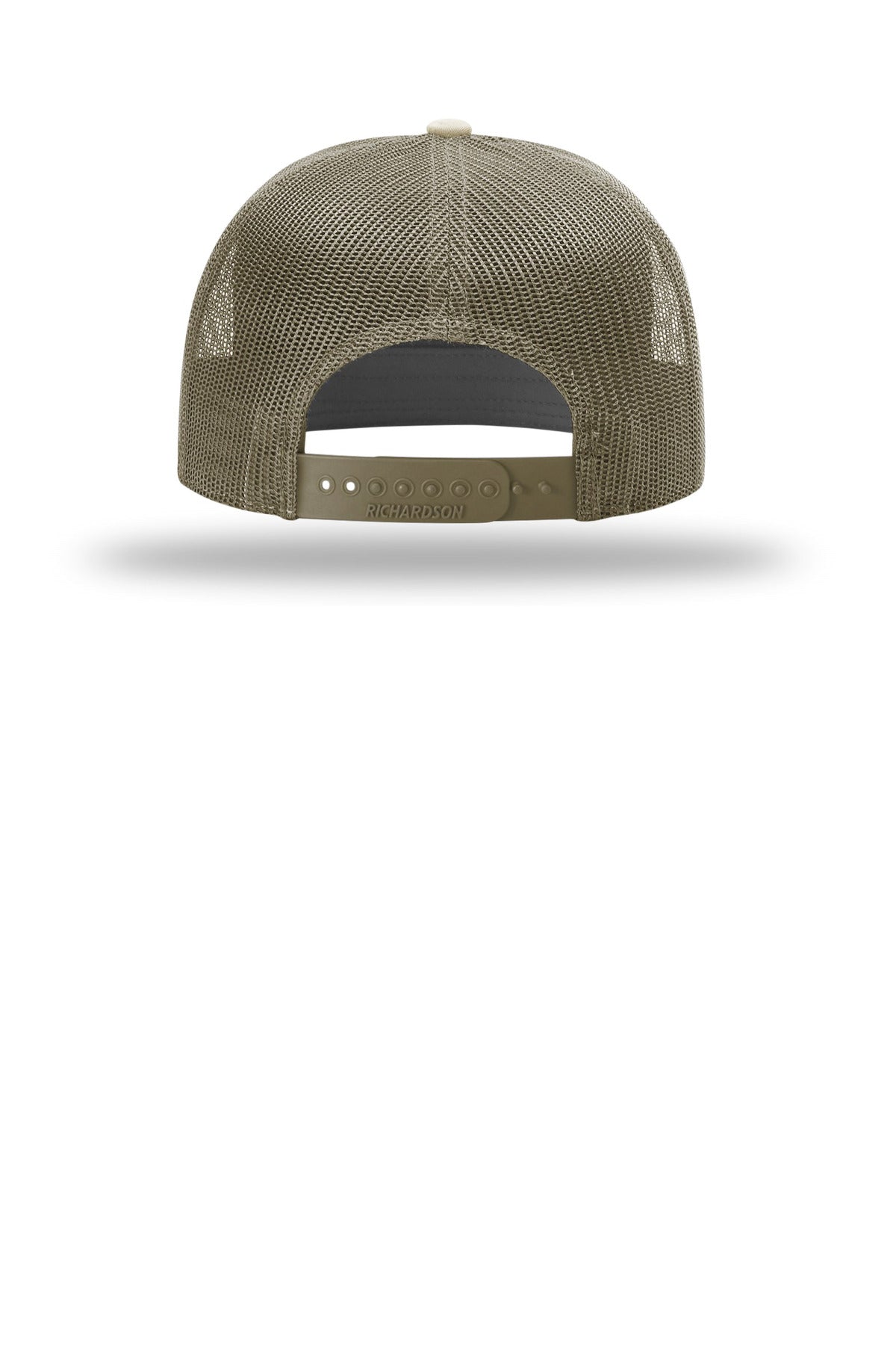 Richardson 7-Panel Trucker 168 - Pale Khaki/ Loden - back