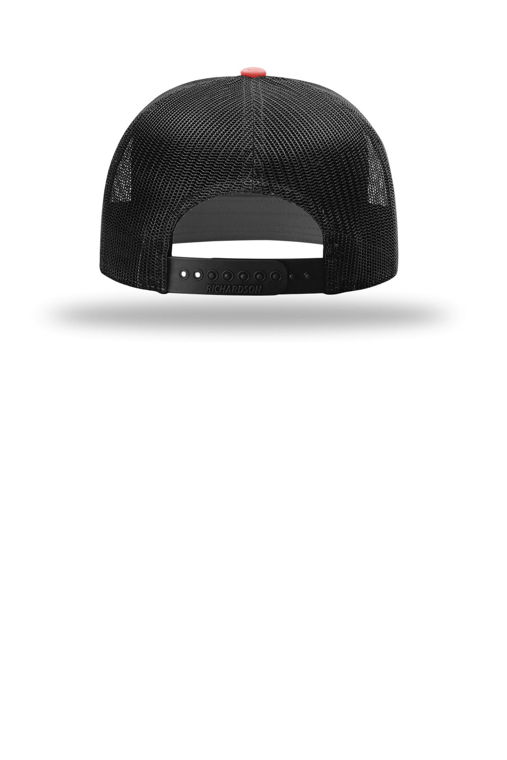 Richardson 7-Panel Trucker 168 - Red/ Black - back