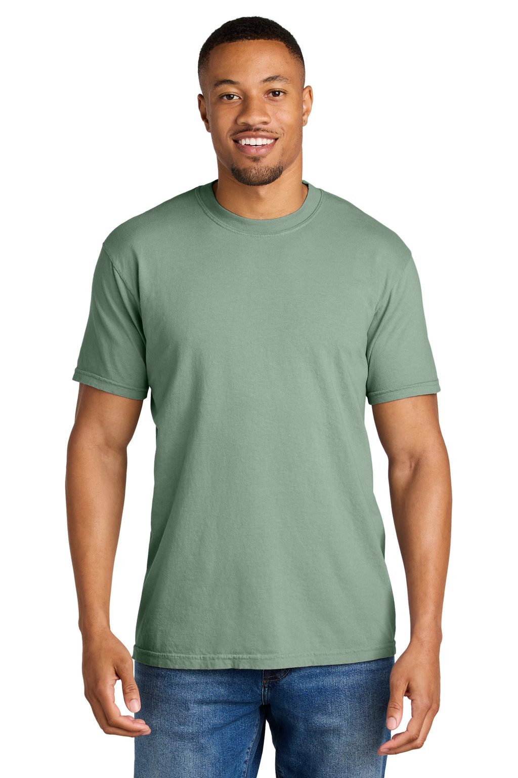 COMFORT COLORS Heavyweight Ring Spun Tee. 1717 - Bay - front