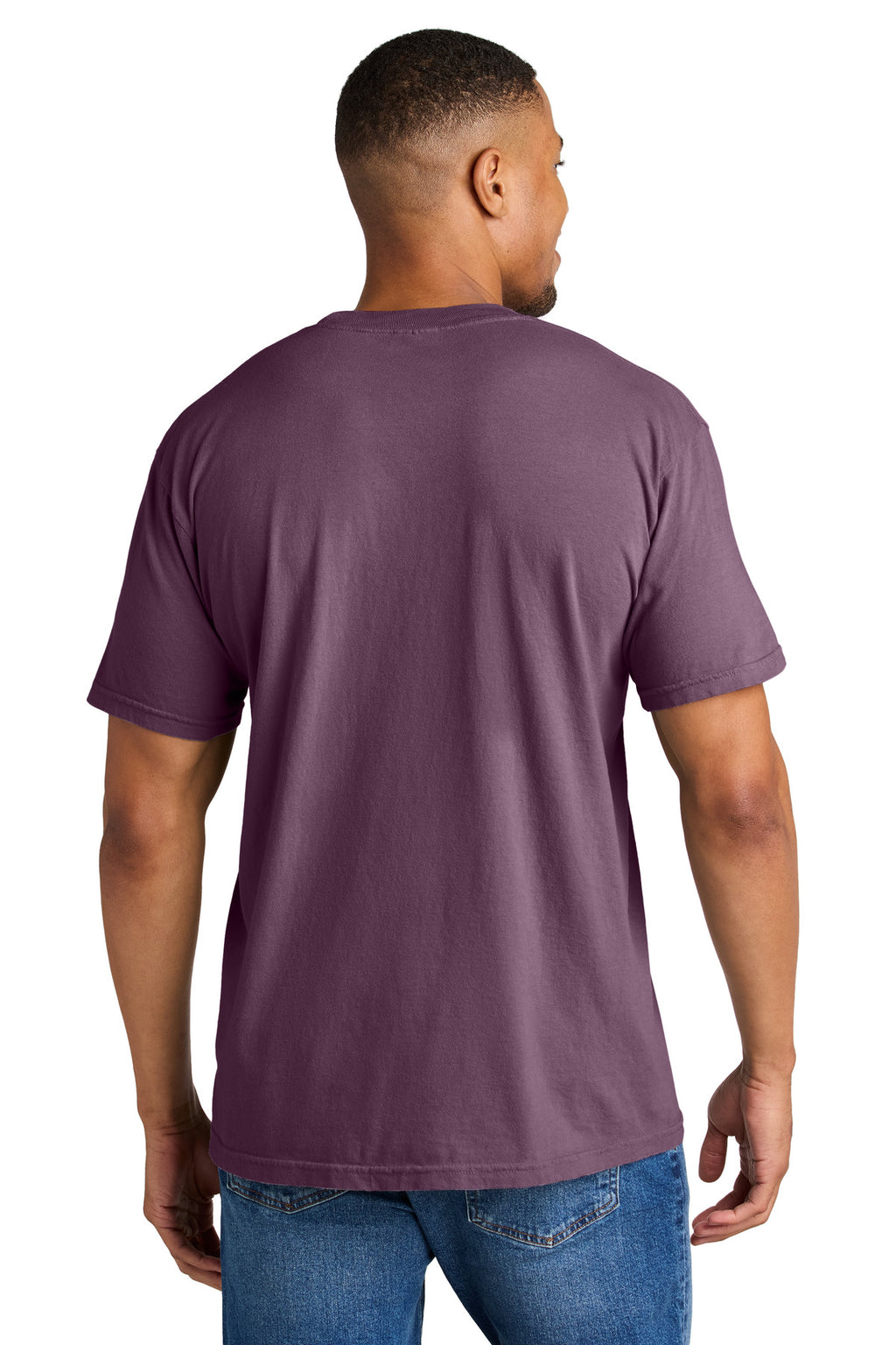 COMFORT COLORS Heavyweight Ring Spun Tee. 1717 - Berry - back