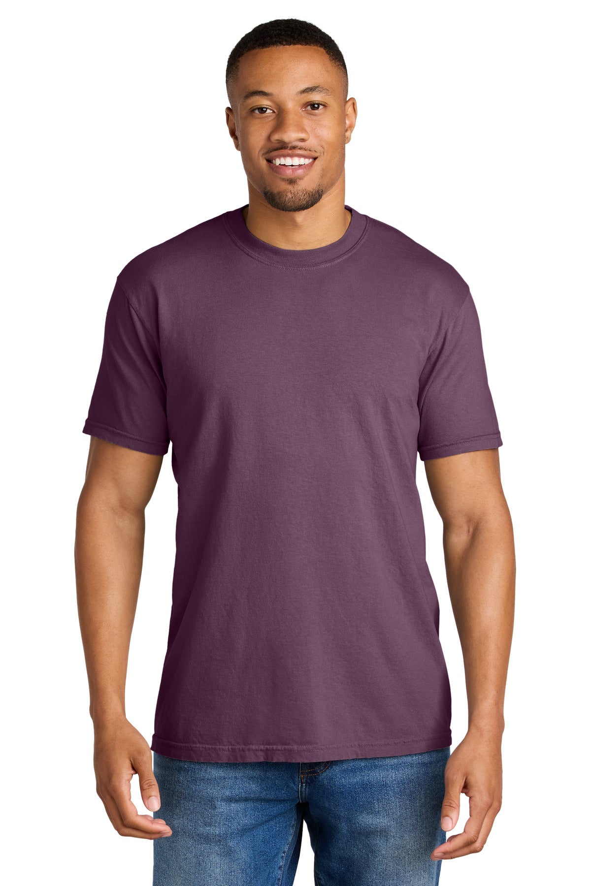 COMFORT COLORS Heavyweight Ring Spun Tee. 1717 - Berry - front