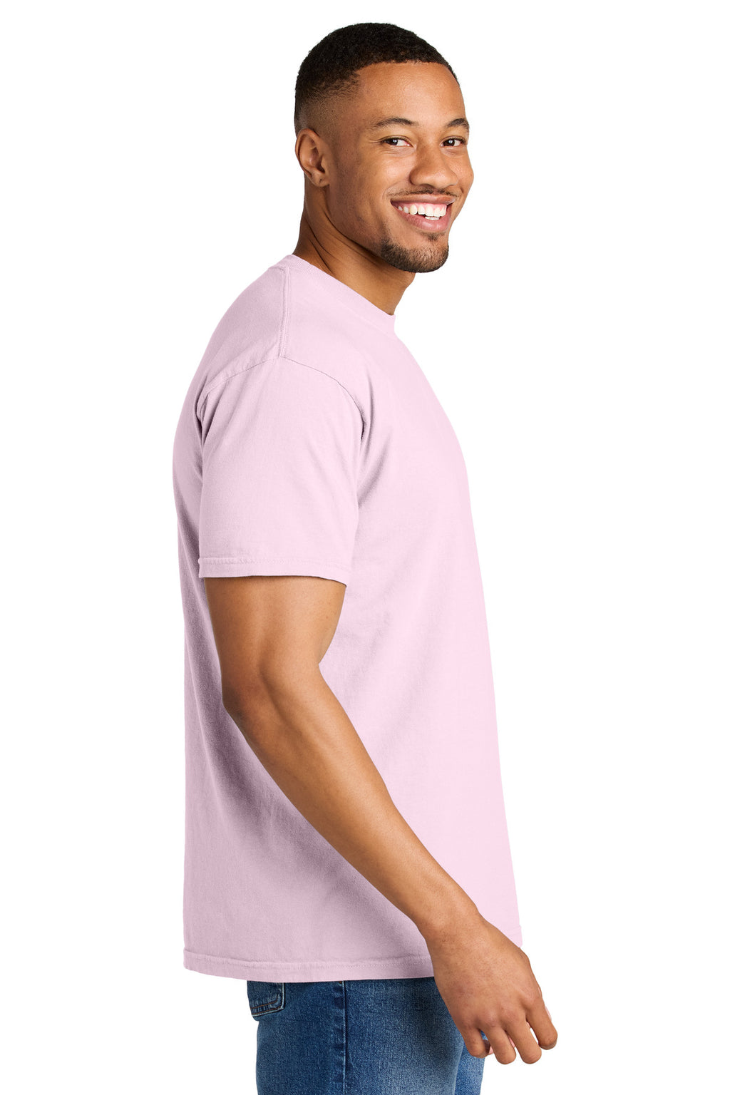 COMFORT COLORS Heavyweight Ring Spun Tee. 1717 - Blossom - side