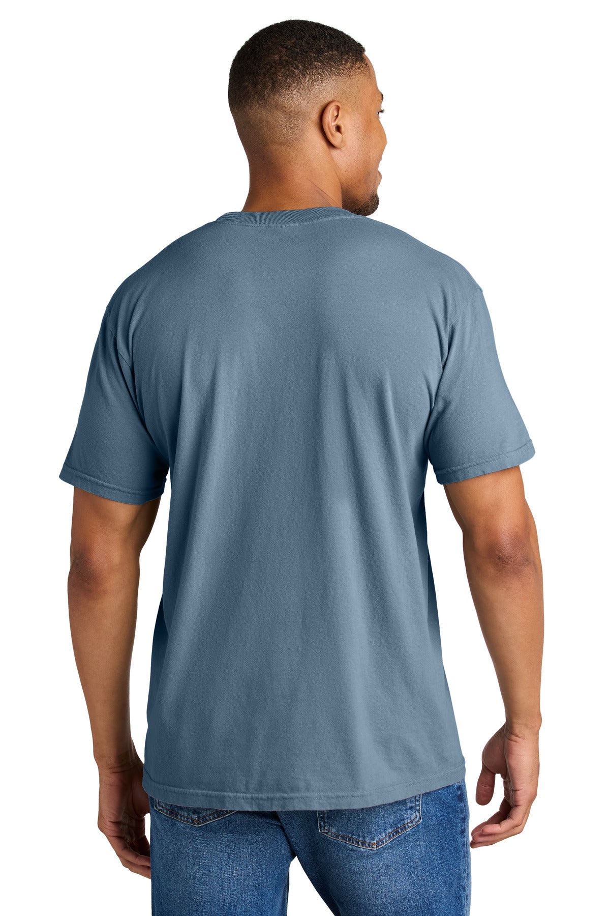 COMFORT COLORS Heavyweight Ring Spun Tee. 1717 - Blue Jean - back