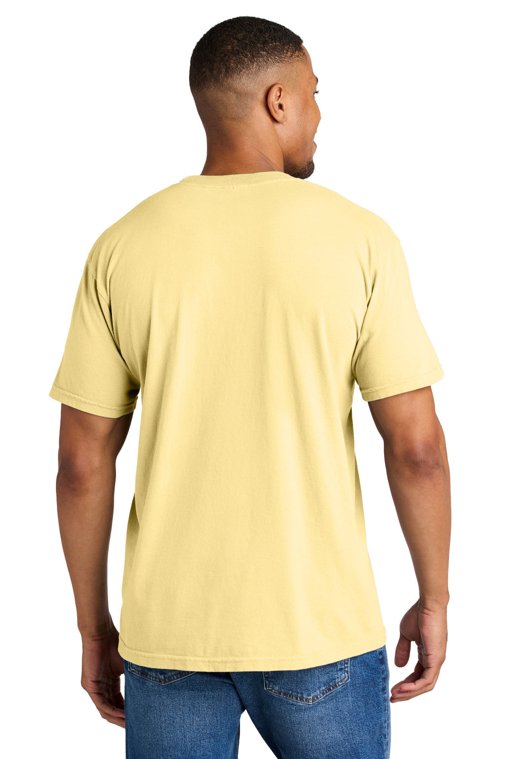 COMFORT COLORS Heavyweight Ring Spun Tee. 1717 - Butter - back