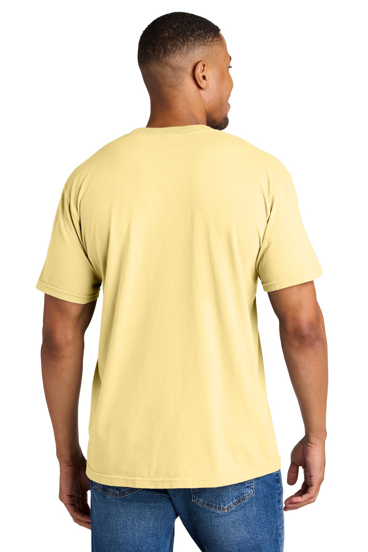 COMFORT COLORS Heavyweight Ring Spun Tee. 1717 - Butter - back