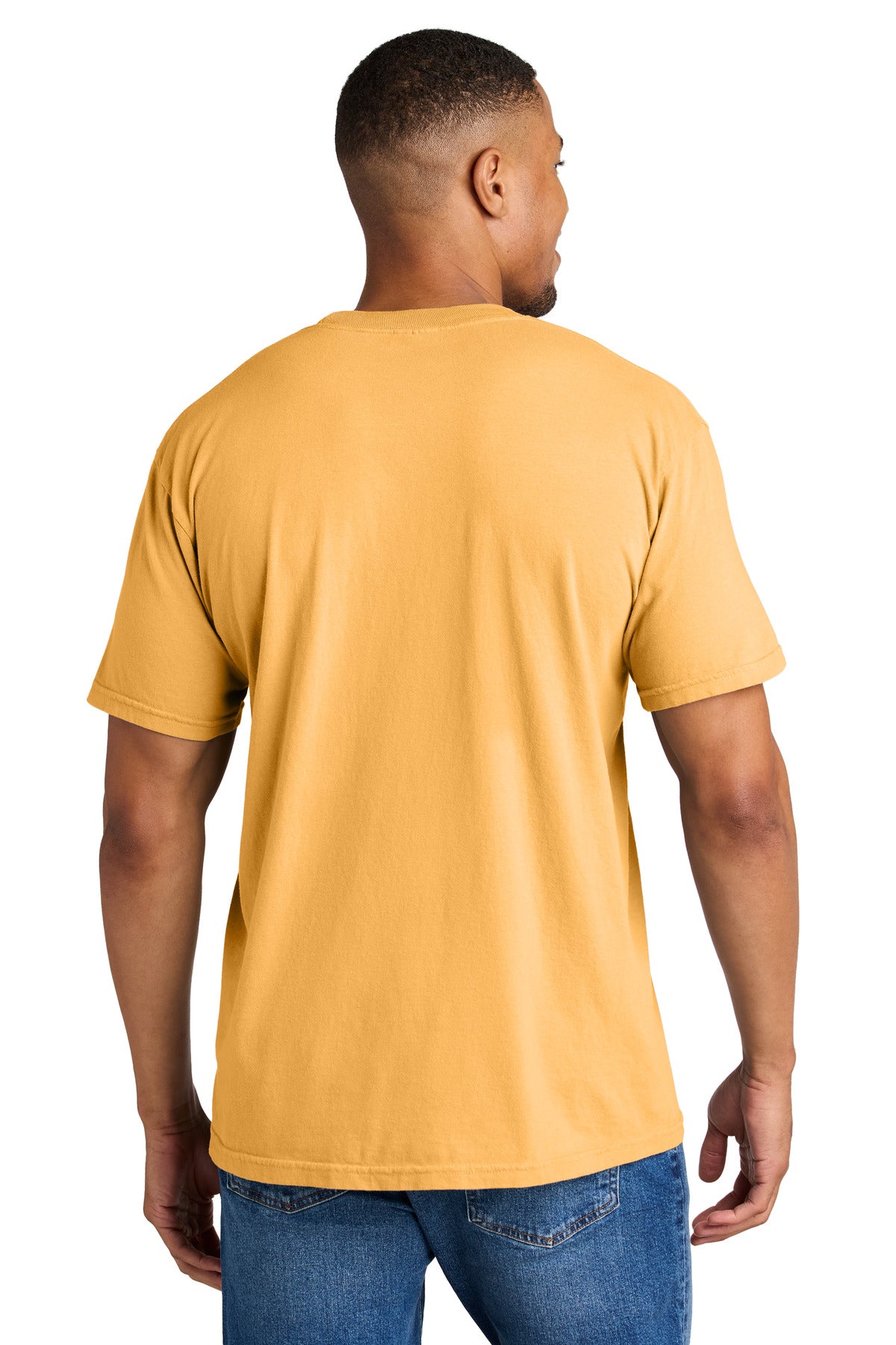 COMFORT COLORS Heavyweight Ring Spun Tee. 1717 - Citrus - back
