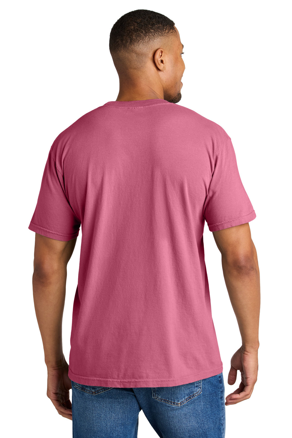 COMFORT COLORS Heavyweight Ring Spun Tee. 1717 - Crunchberry - back