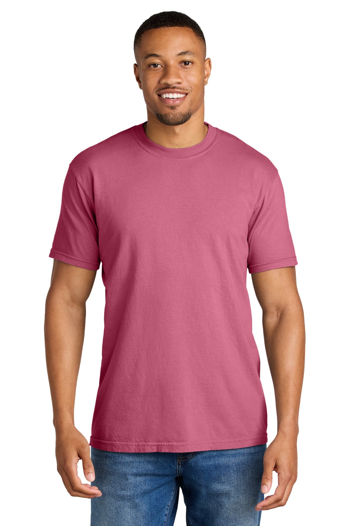 COMFORT COLORS Heavyweight Ring Spun Tee. 1717 - Crunchberry - front