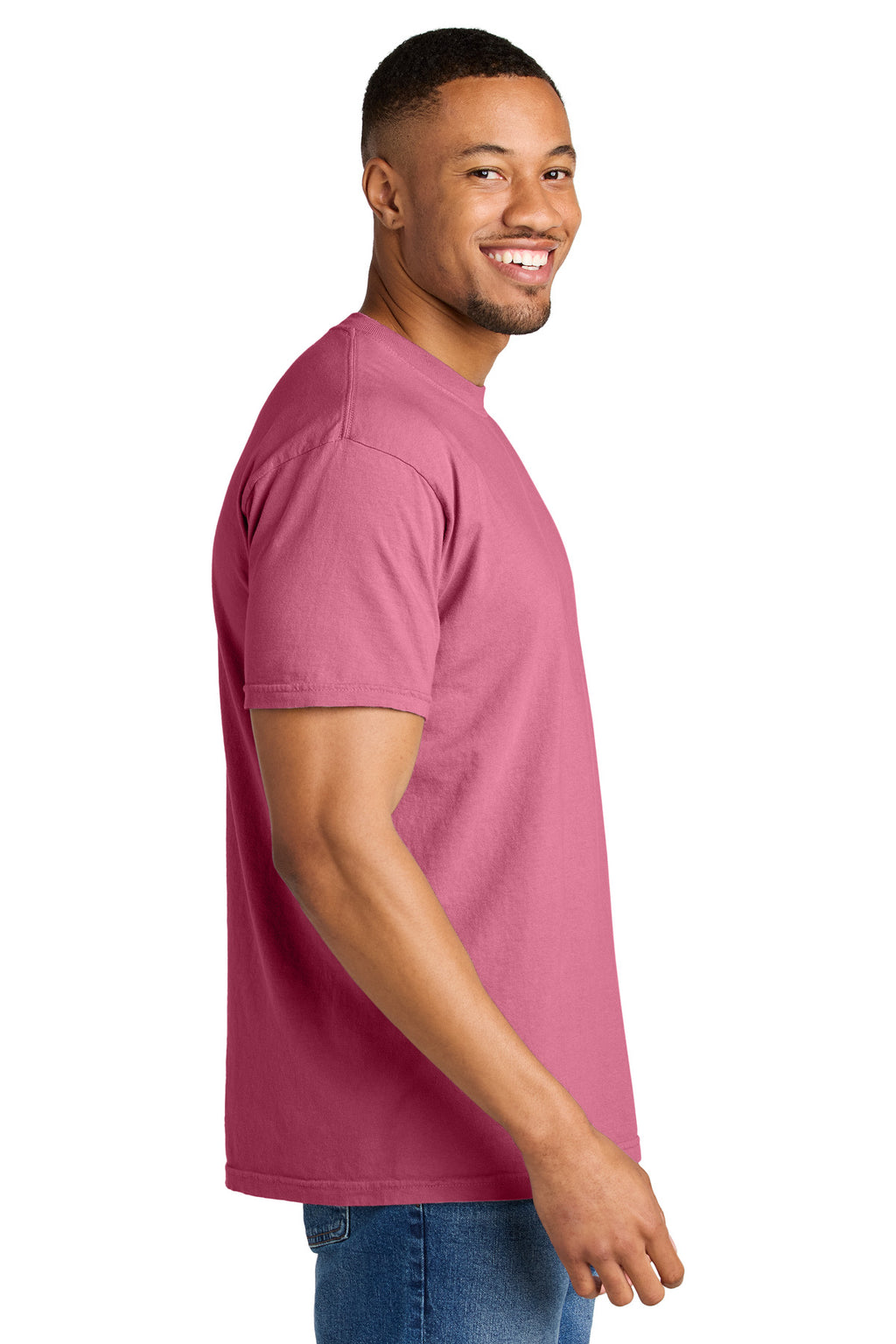 COMFORT COLORS Heavyweight Ring Spun Tee. 1717 - Crunchberry - side
