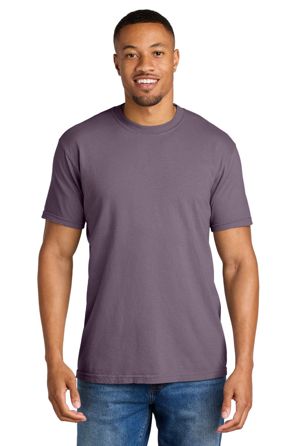 COMFORT COLORS Heavyweight Ring Spun Tee. 1717 - Dusk - front