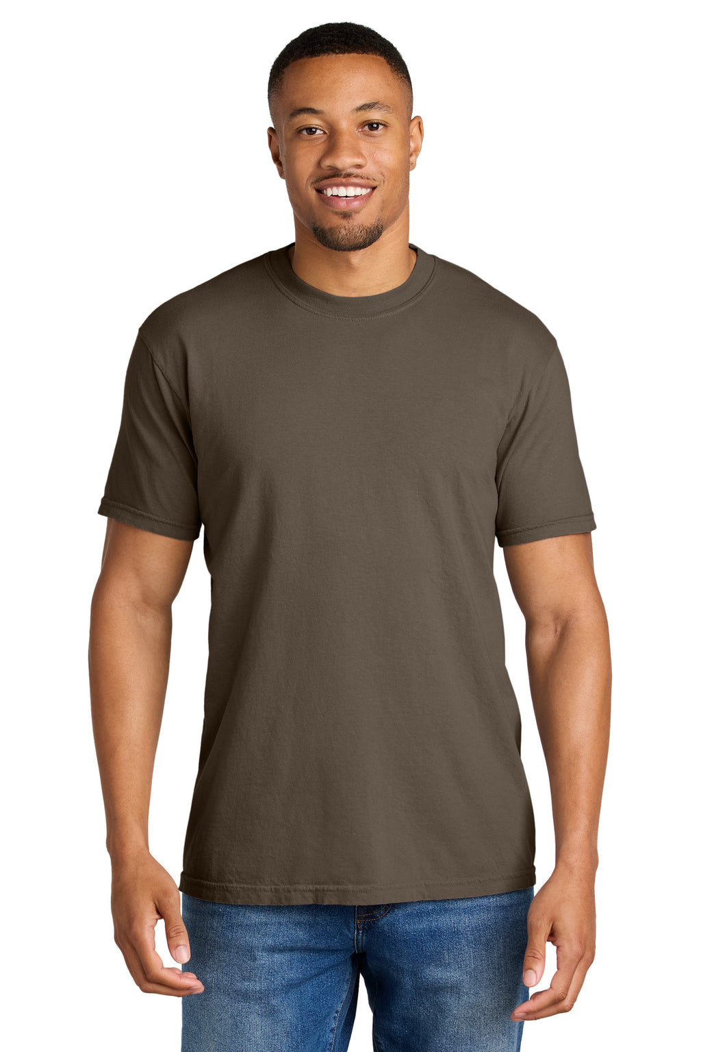 COMFORT COLORS Heavyweight Ring Spun Tee. 1717 - Espresso - front