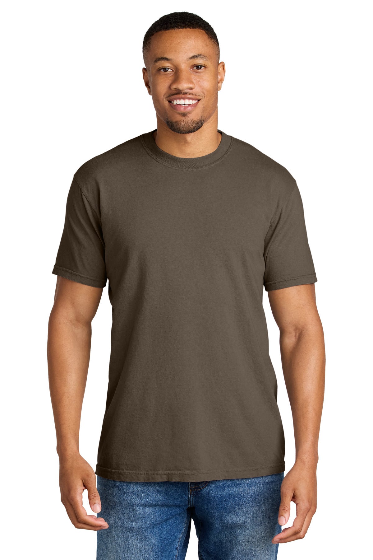 COMFORT COLORS Heavyweight Ring Spun Tee. 1717 - Espresso - front