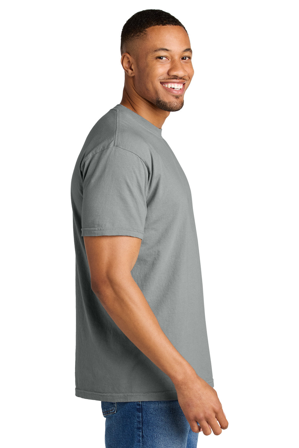 COMFORT COLORS Heavyweight Ring Spun Tee. 1717 - Granite - side