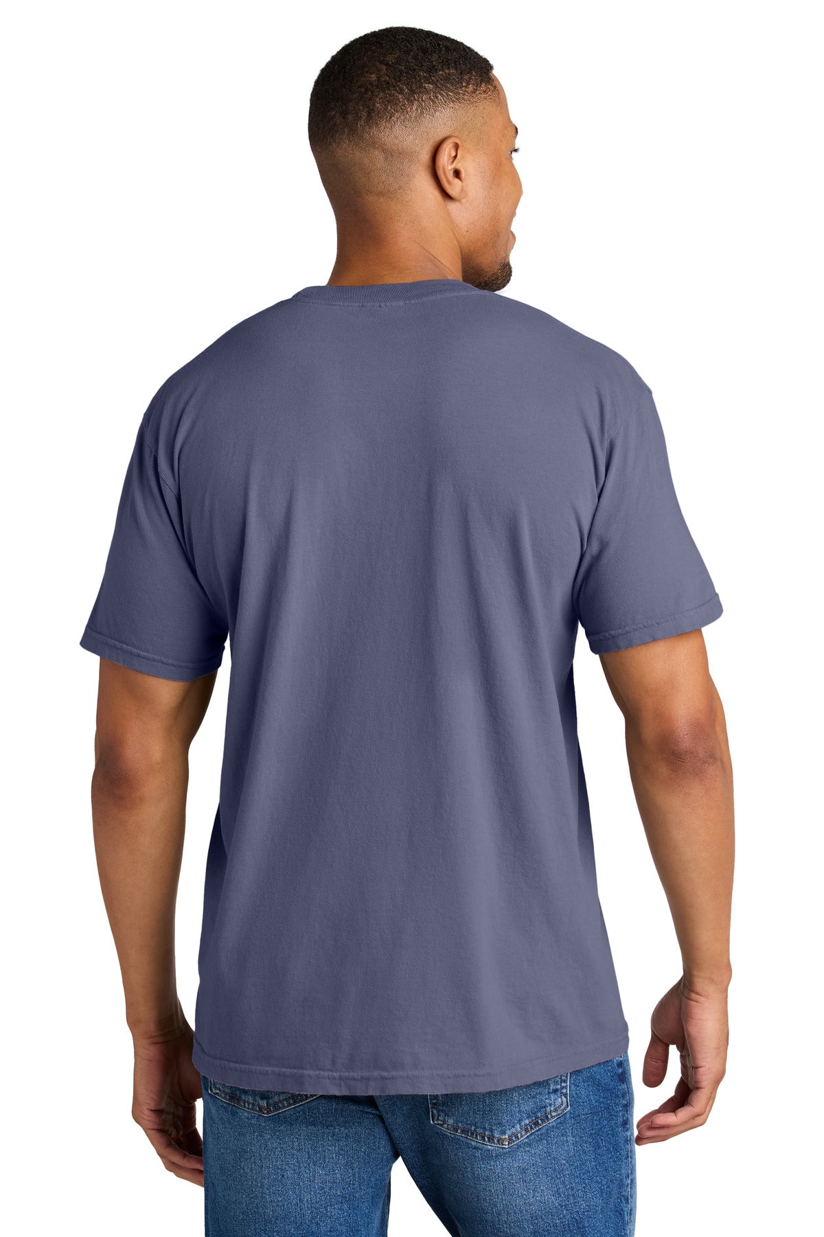 COMFORT COLORS Heavyweight Ring Spun Tee. 1717 - Grape - back