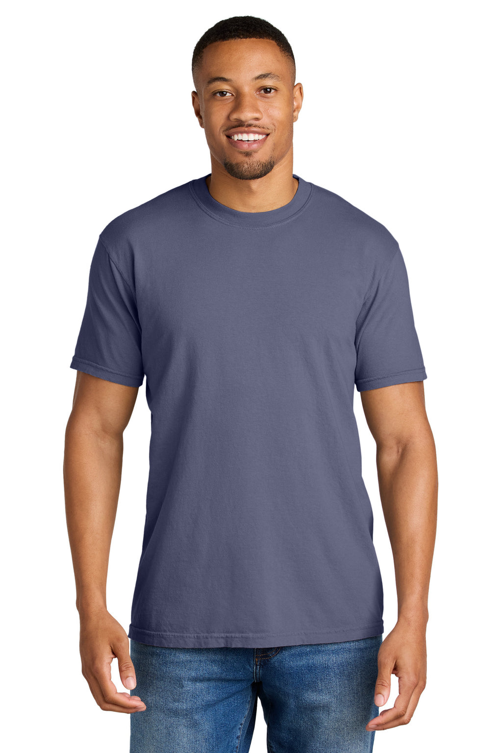 COMFORT COLORS Heavyweight Ring Spun Tee. 1717 - Grape - front