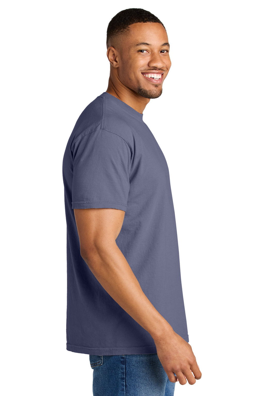 COMFORT COLORS Heavyweight Ring Spun Tee. 1717 - Grape - side