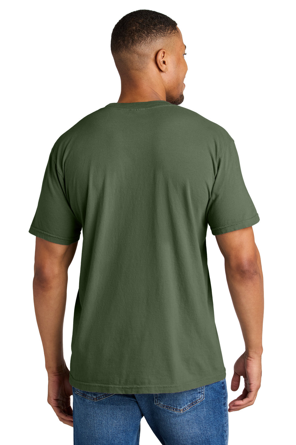 COMFORT COLORS Heavyweight Ring Spun Tee. 1717 - Hemp - back