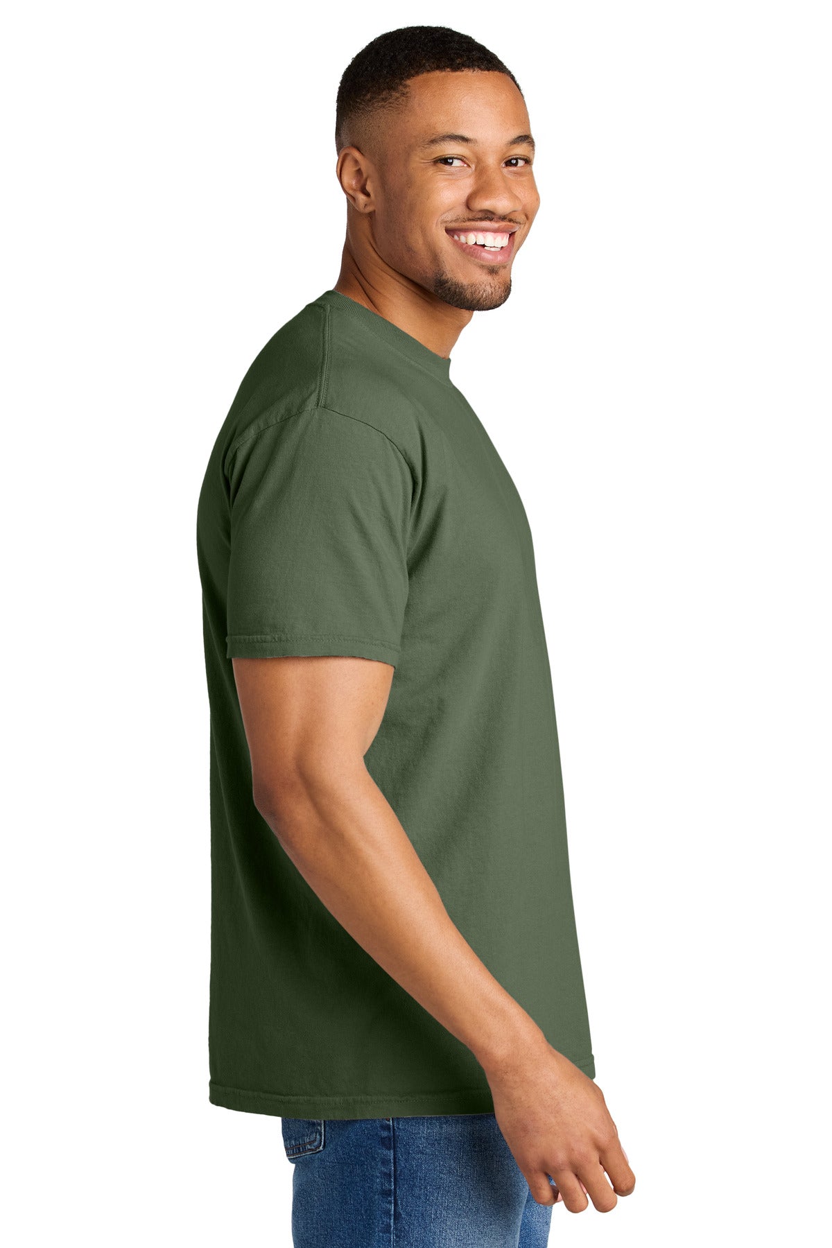 COMFORT COLORS Heavyweight Ring Spun Tee. 1717 - Hemp - side