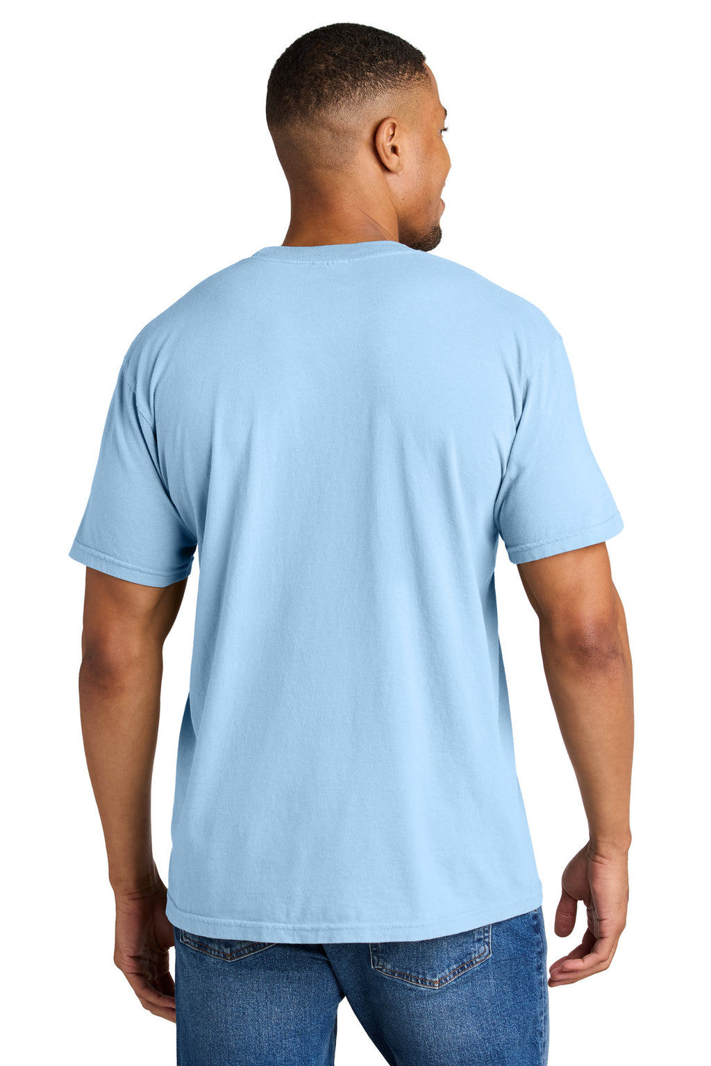 COMFORT COLORS Heavyweight Ring Spun Tee. 1717 - Granite - back