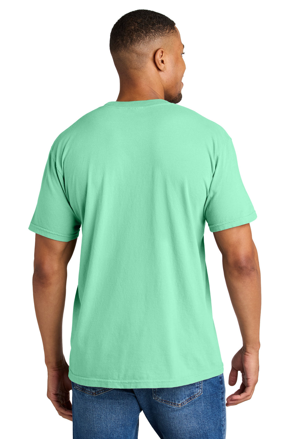 COMFORT COLORS Heavyweight Ring Spun Tee. 1717 - Island Reef - back