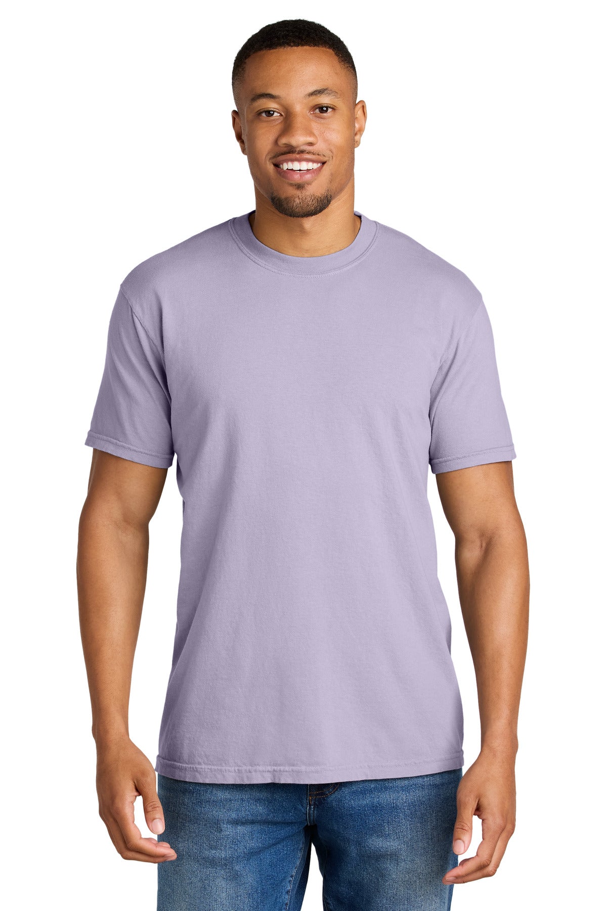 COMFORT COLORS Heavyweight Ring Spun Tee. 1717 - Orchid - front