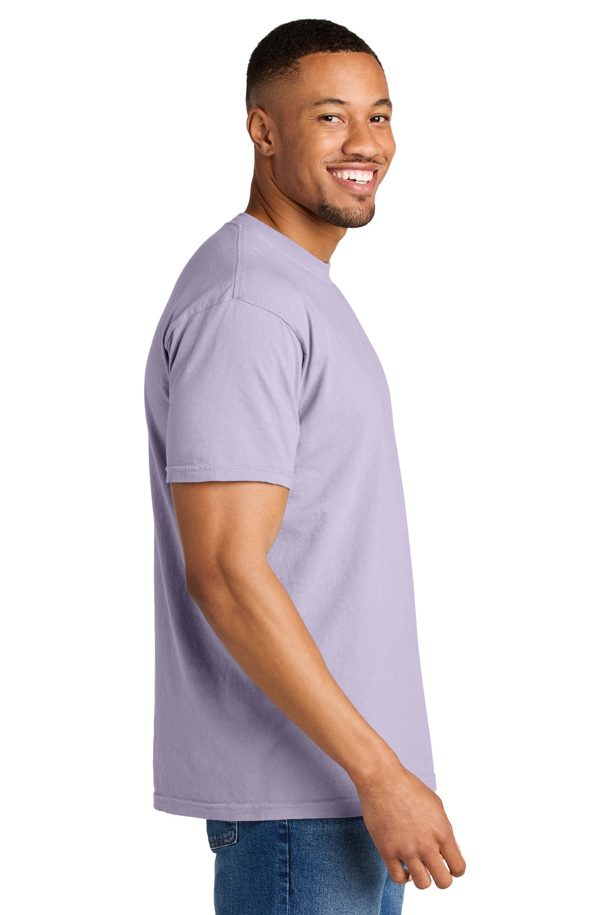 COMFORT COLORS Heavyweight Ring Spun Tee. 1717 - Orchid - side