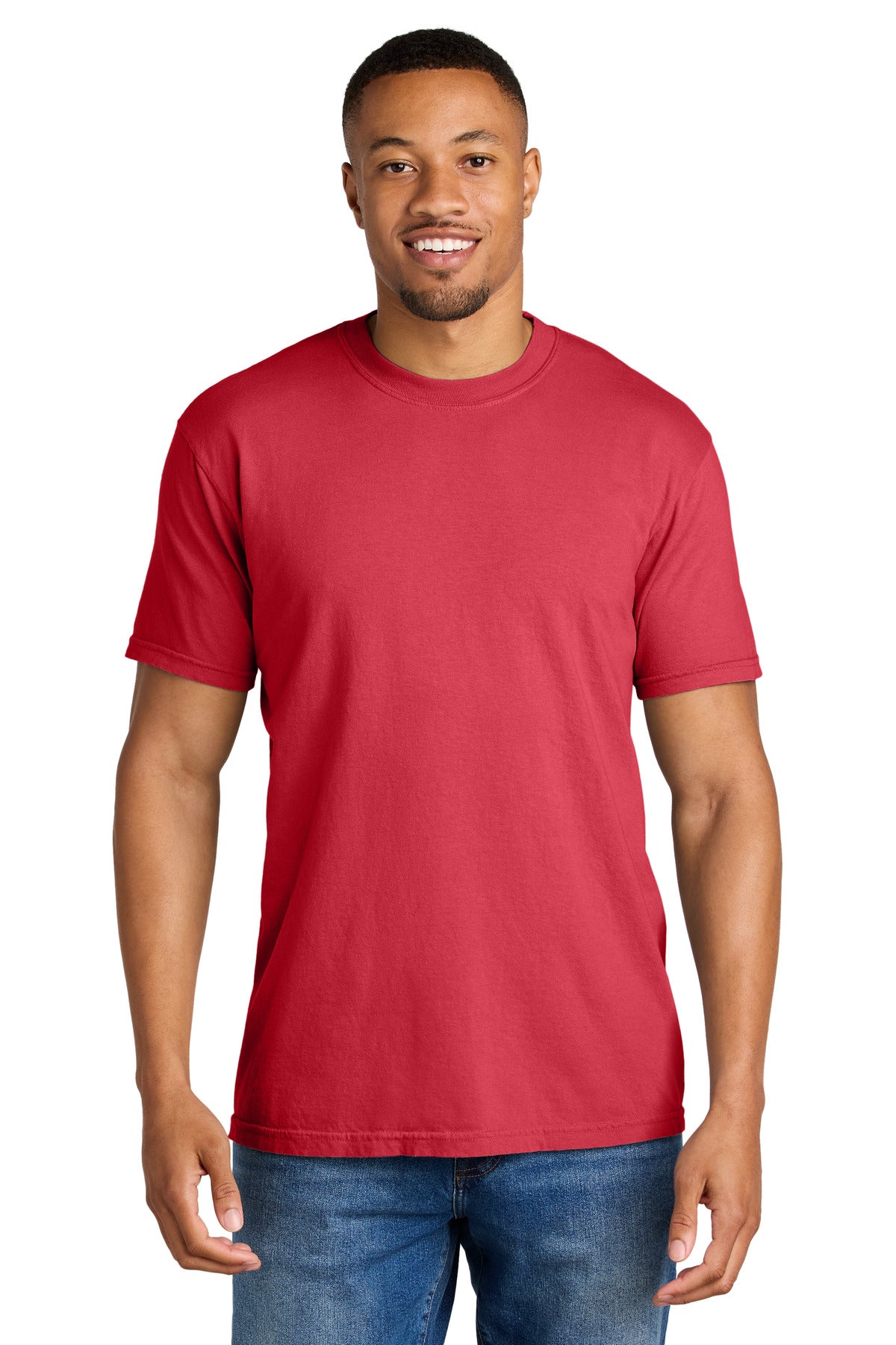 COMFORT COLORS Heavyweight Ring Spun Tee. 1717 - Paprika - front