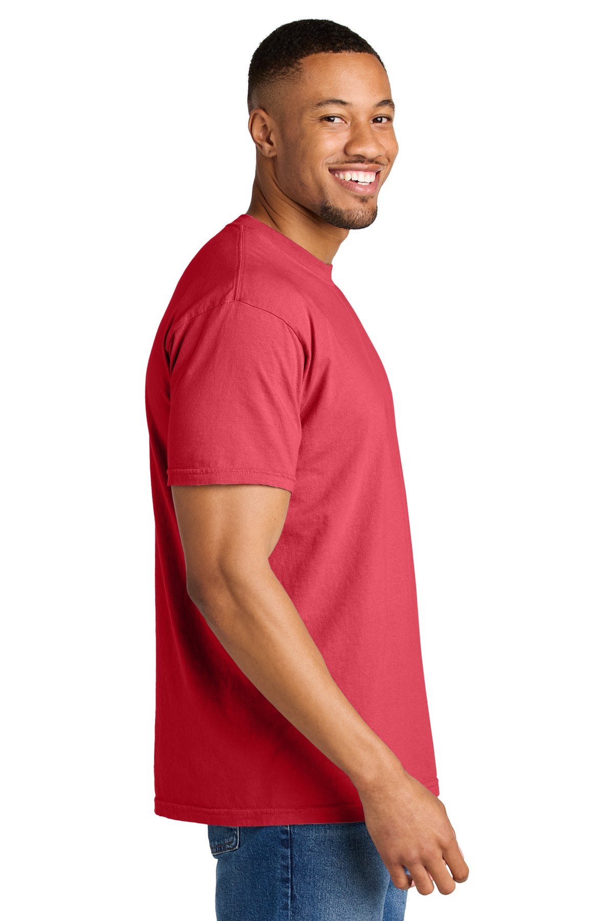 COMFORT COLORS Heavyweight Ring Spun Tee. 1717 - Paprika - side
