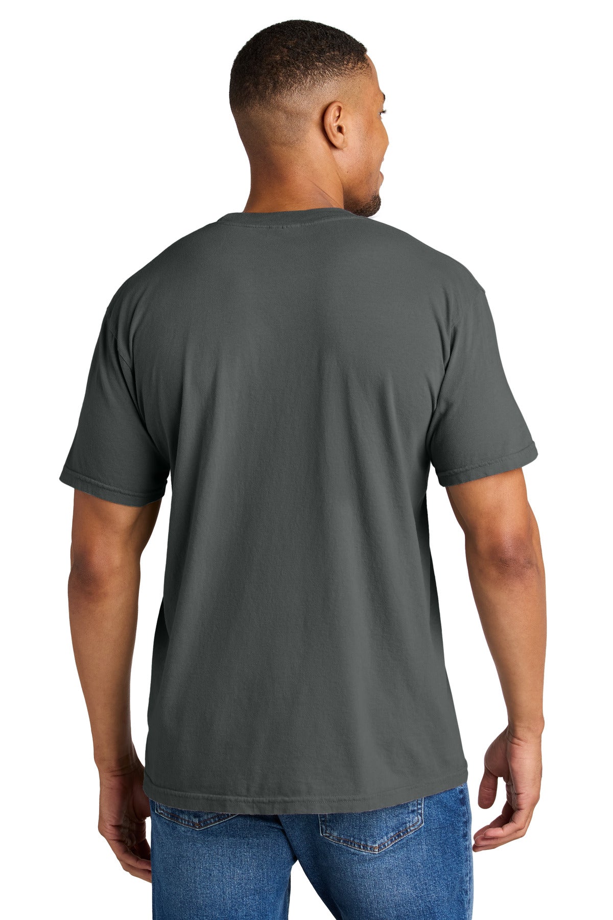 COMFORT COLORS Heavyweight Ring Spun Tee. 1717 - Pepper - back