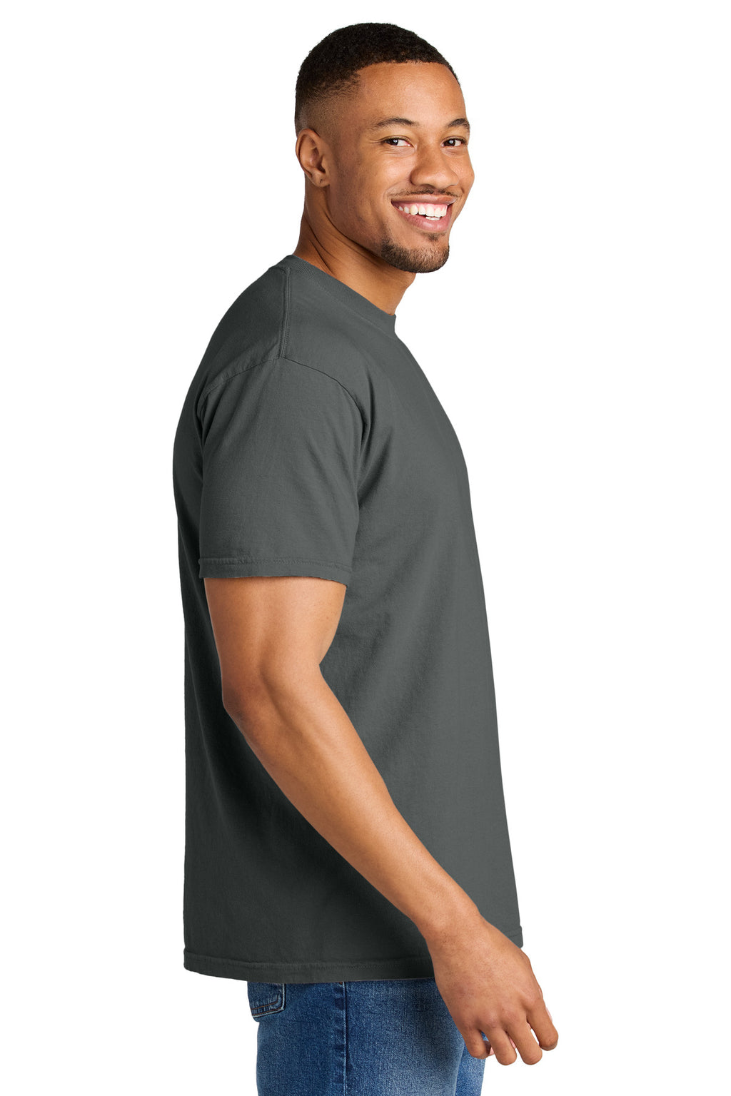 COMFORT COLORS Heavyweight Ring Spun Tee. 1717 - Pepper - side