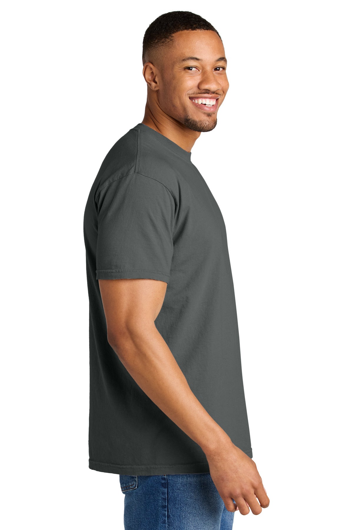 COMFORT COLORS Heavyweight Ring Spun Tee. 1717 - Pepper - side