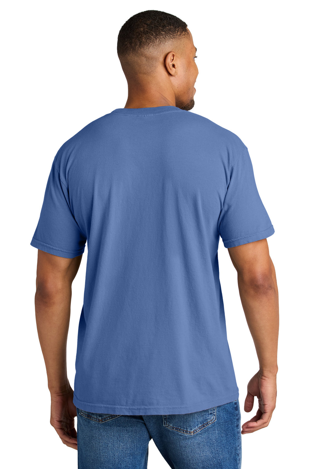 COMFORT COLORS Heavyweight Ring Spun Tee. 1717 - Periwinkle - back