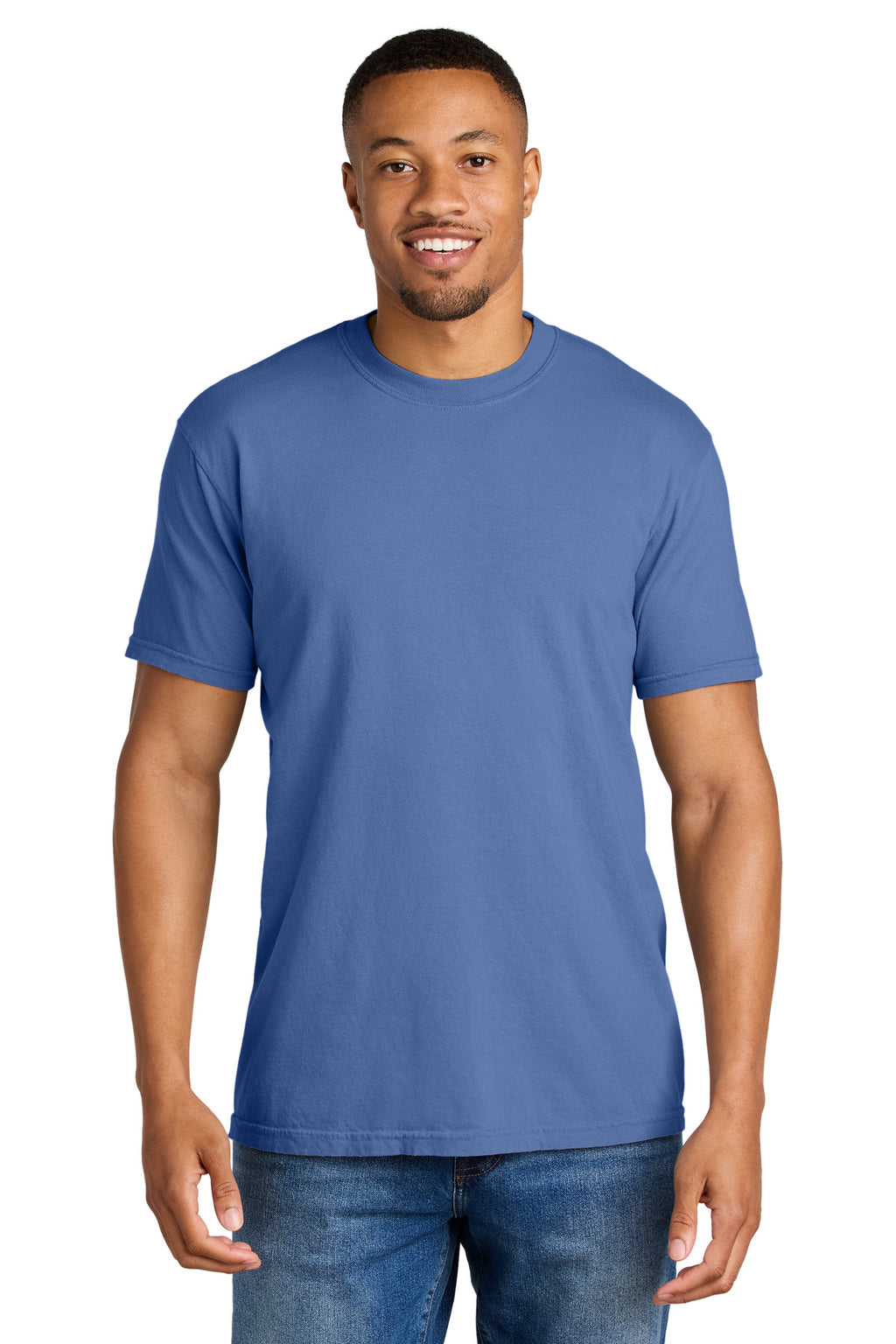 COMFORT COLORS Heavyweight Ring Spun Tee. 1717 - Periwinkle - front