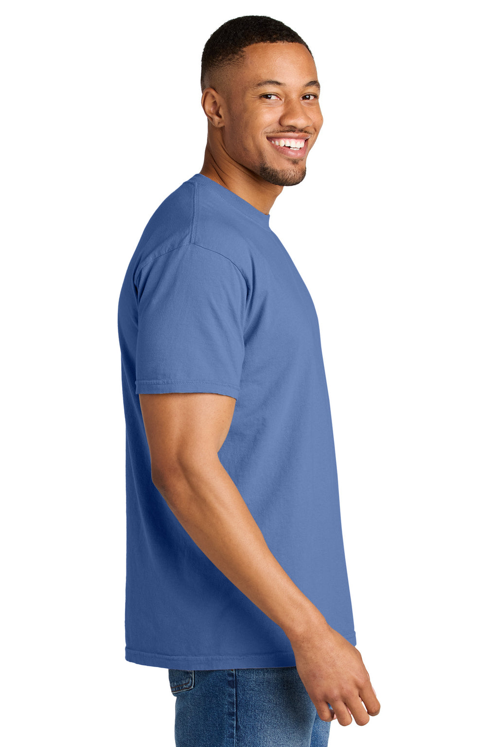 COMFORT COLORS Heavyweight Ring Spun Tee. 1717 - Periwinkle - side