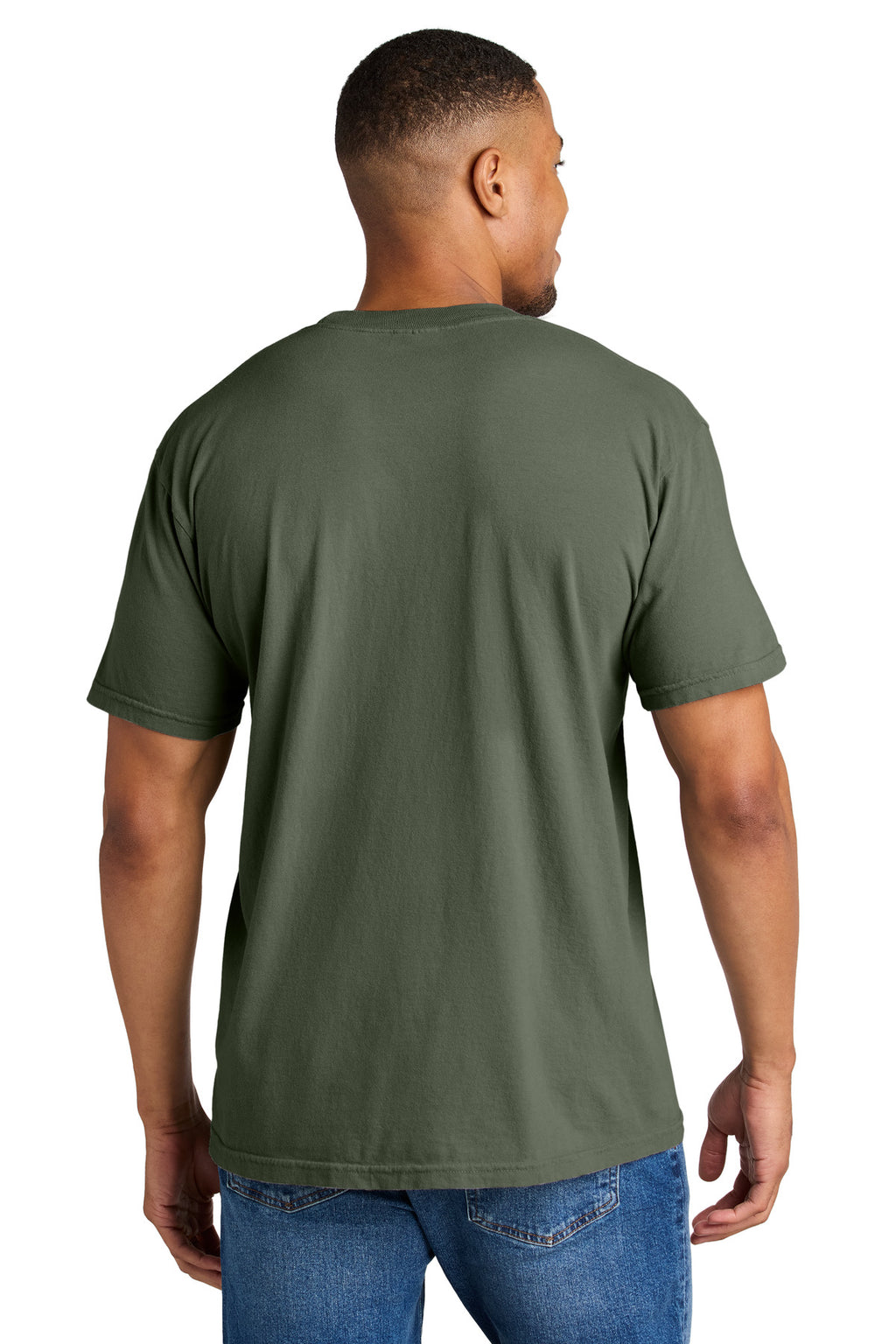 COMFORT COLORS Heavyweight Ring Spun Tee. 1717 - Sage - back