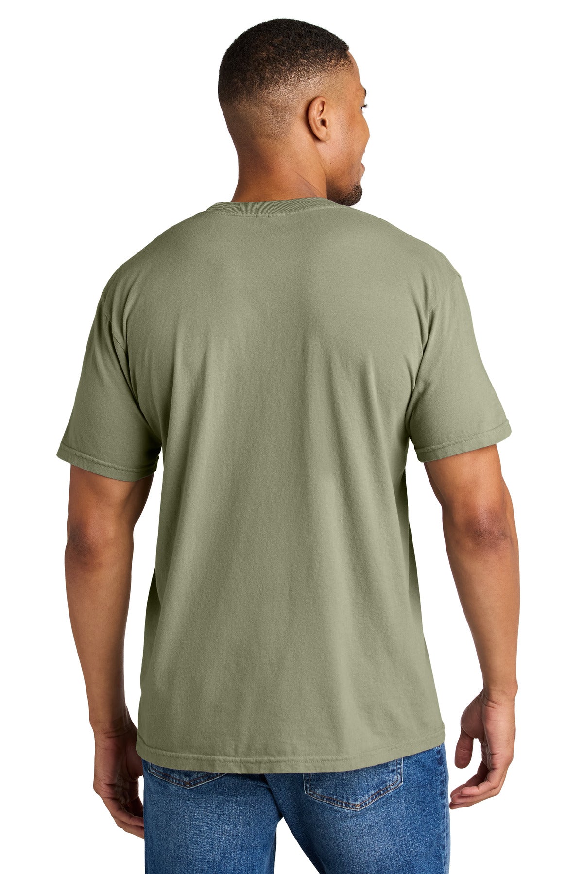 COMFORT COLORS Heavyweight Ring Spun Tee. 1717 - Sandstone - back