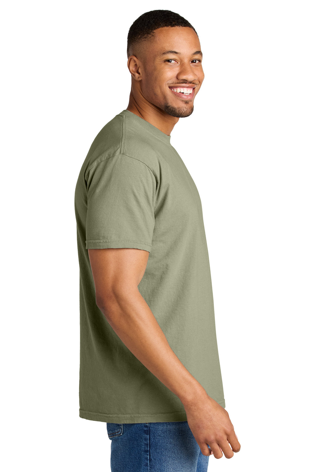 COMFORT COLORS Heavyweight Ring Spun Tee. 1717 - Sandstone - side