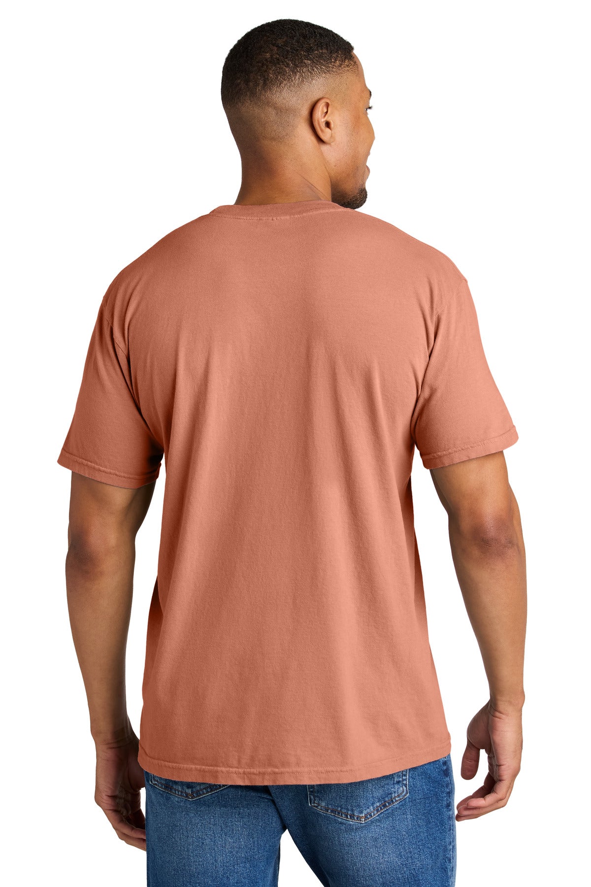 COMFORT COLORS Heavyweight Ring Spun Tee. 1717 - Terracotta - back