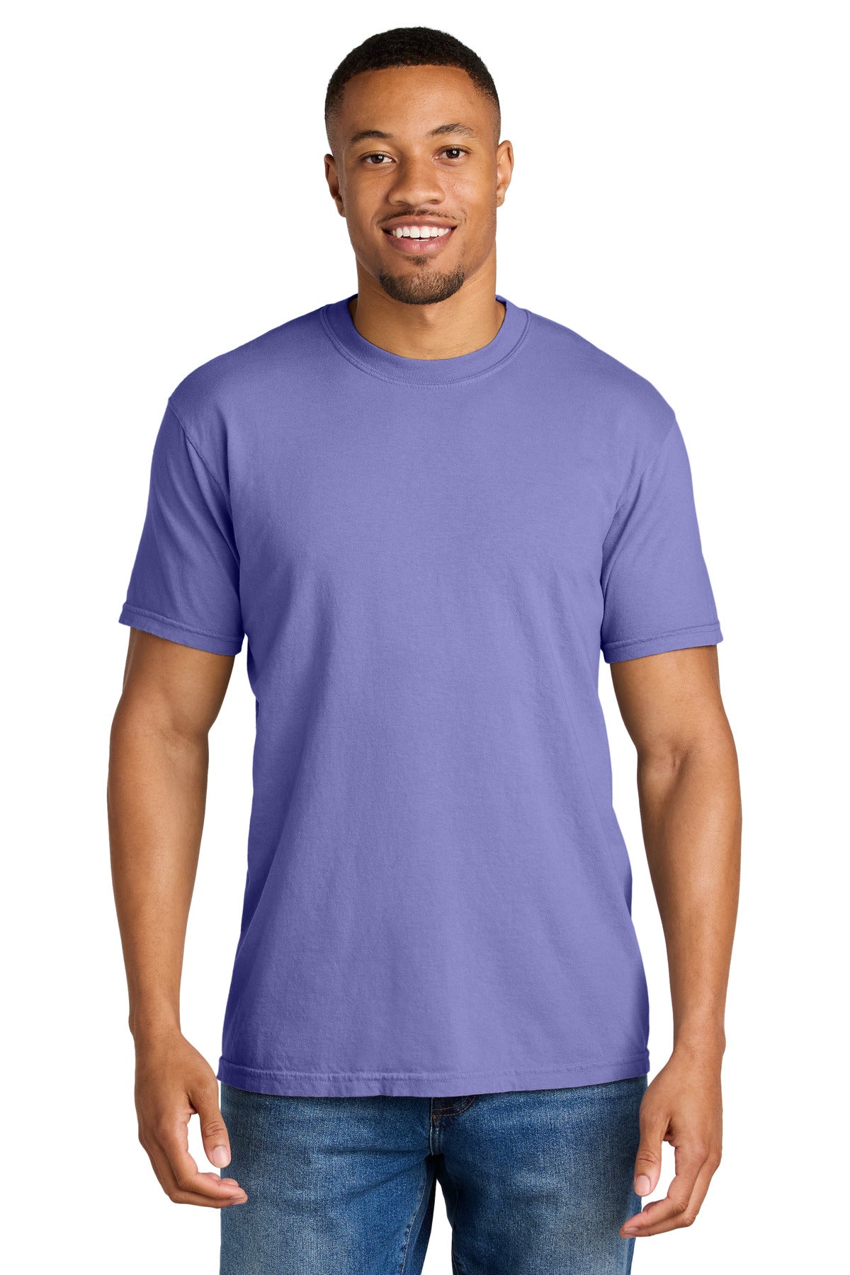 COMFORT COLORS Heavyweight Ring Spun Tee. 1717 - Violet - front
