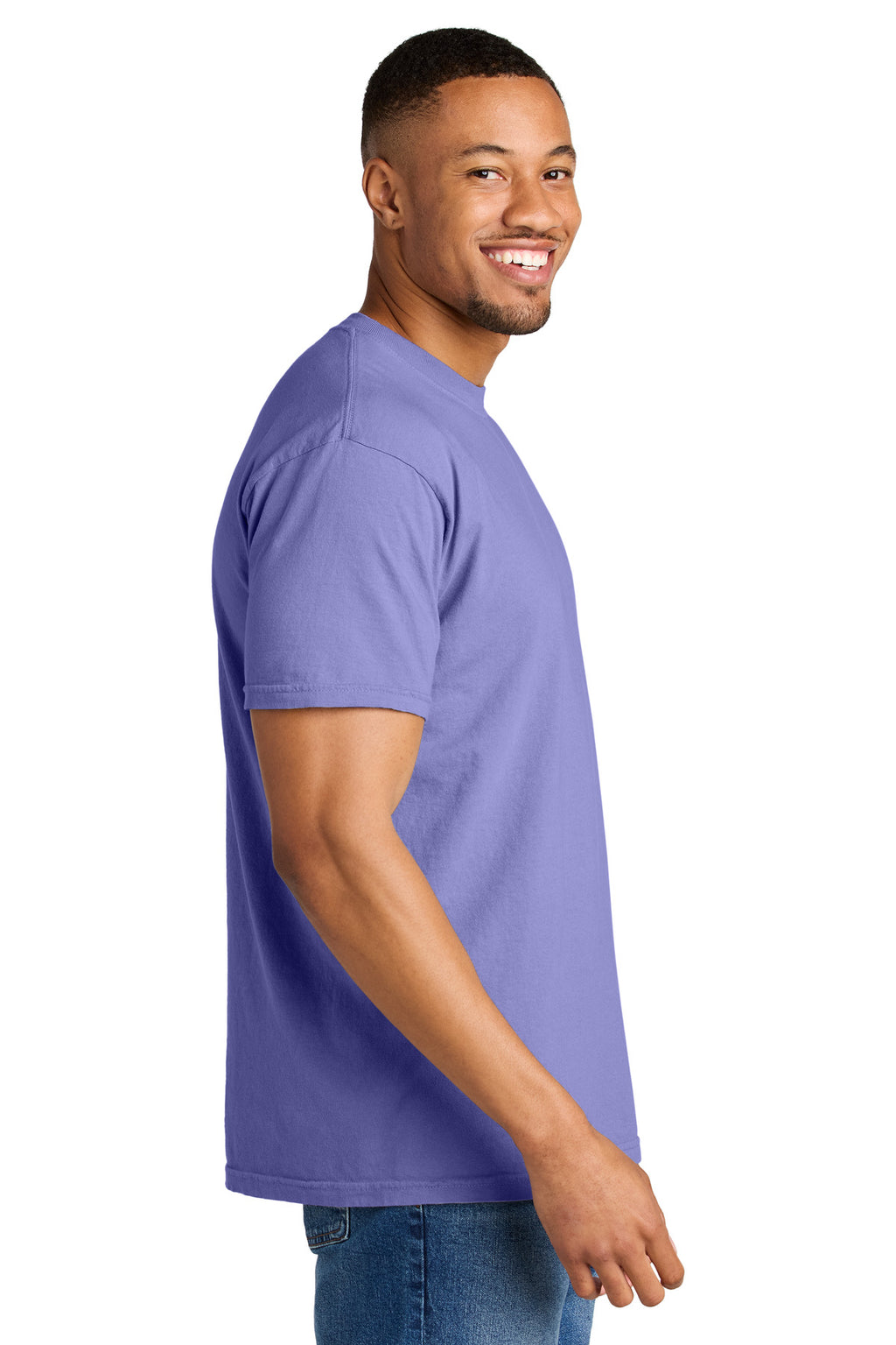 COMFORT COLORS Heavyweight Ring Spun Tee. 1717 - Violet - side