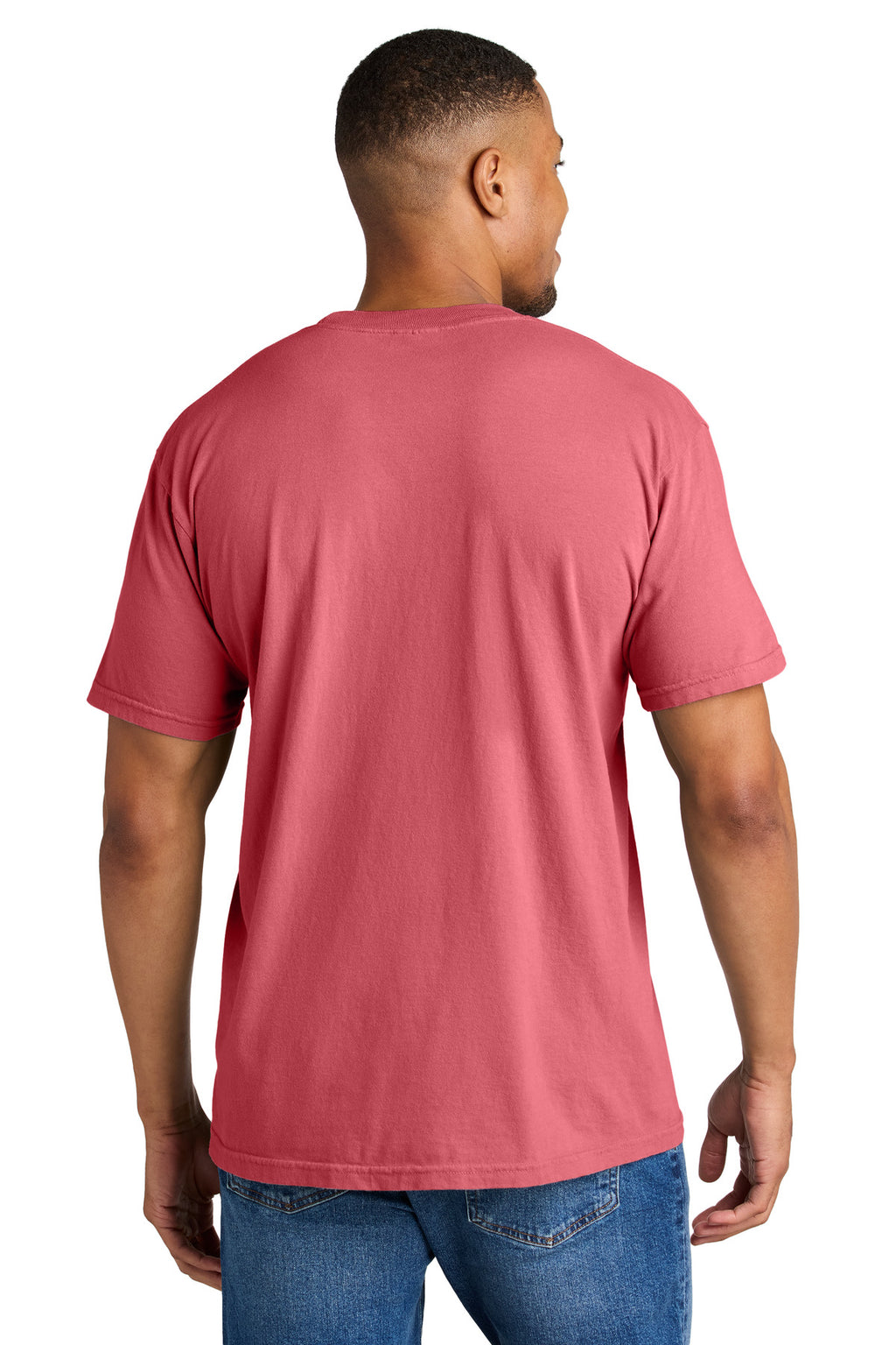 COMFORT COLORS Heavyweight Ring Spun Tee. 1717 - Watermelon - back