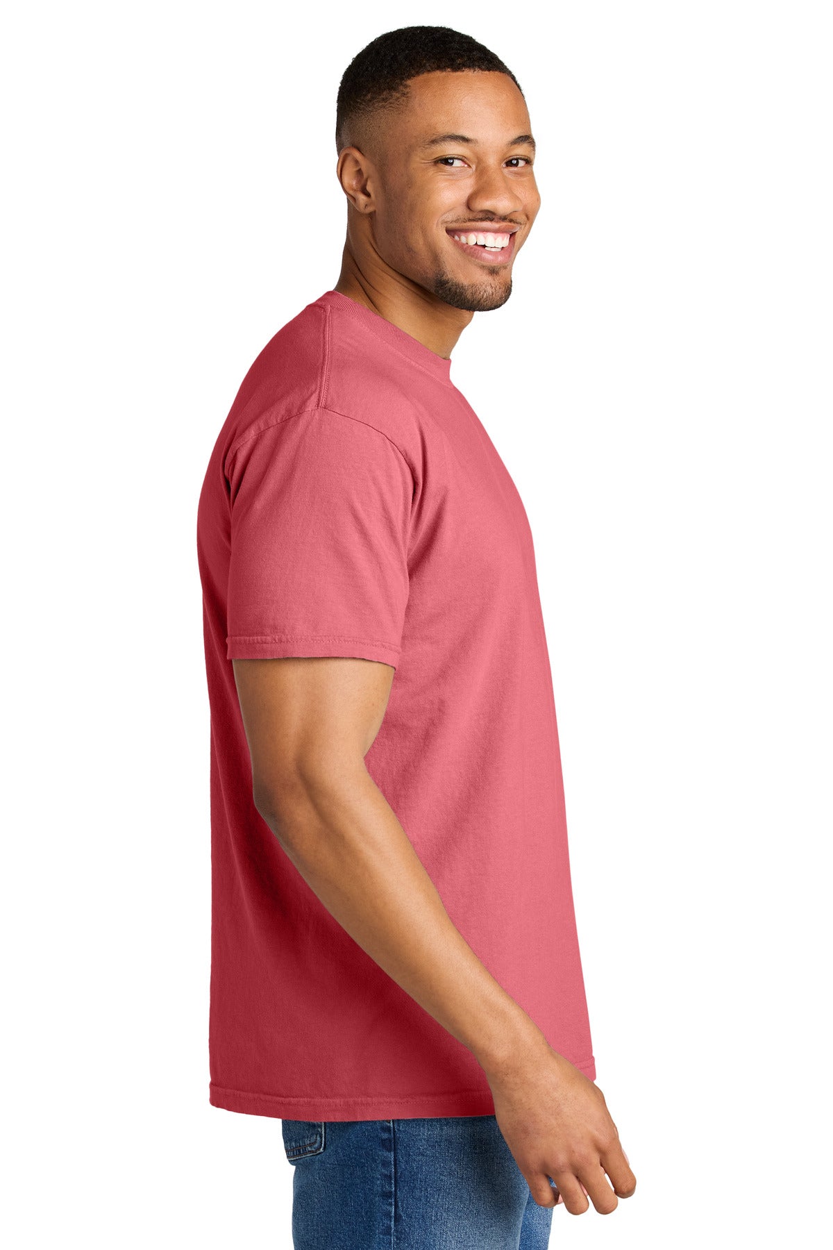 COMFORT COLORS Heavyweight Ring Spun Tee. 1717 - Watermelon - side