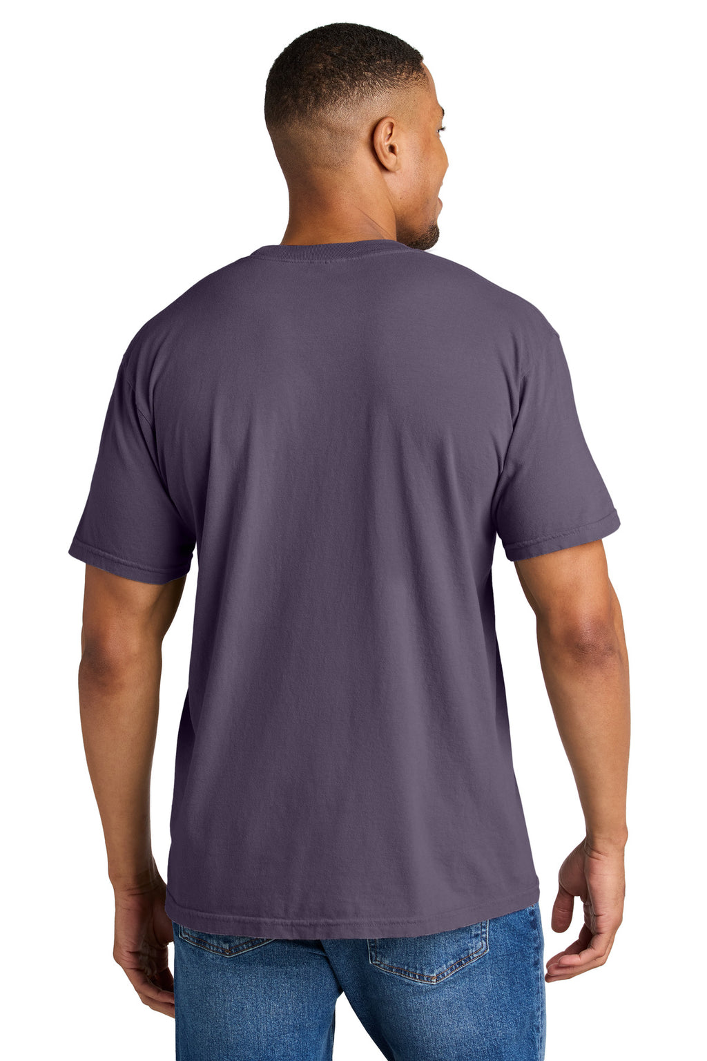 COMFORT COLORS Heavyweight Ring Spun Tee. 1717 - Wine - back