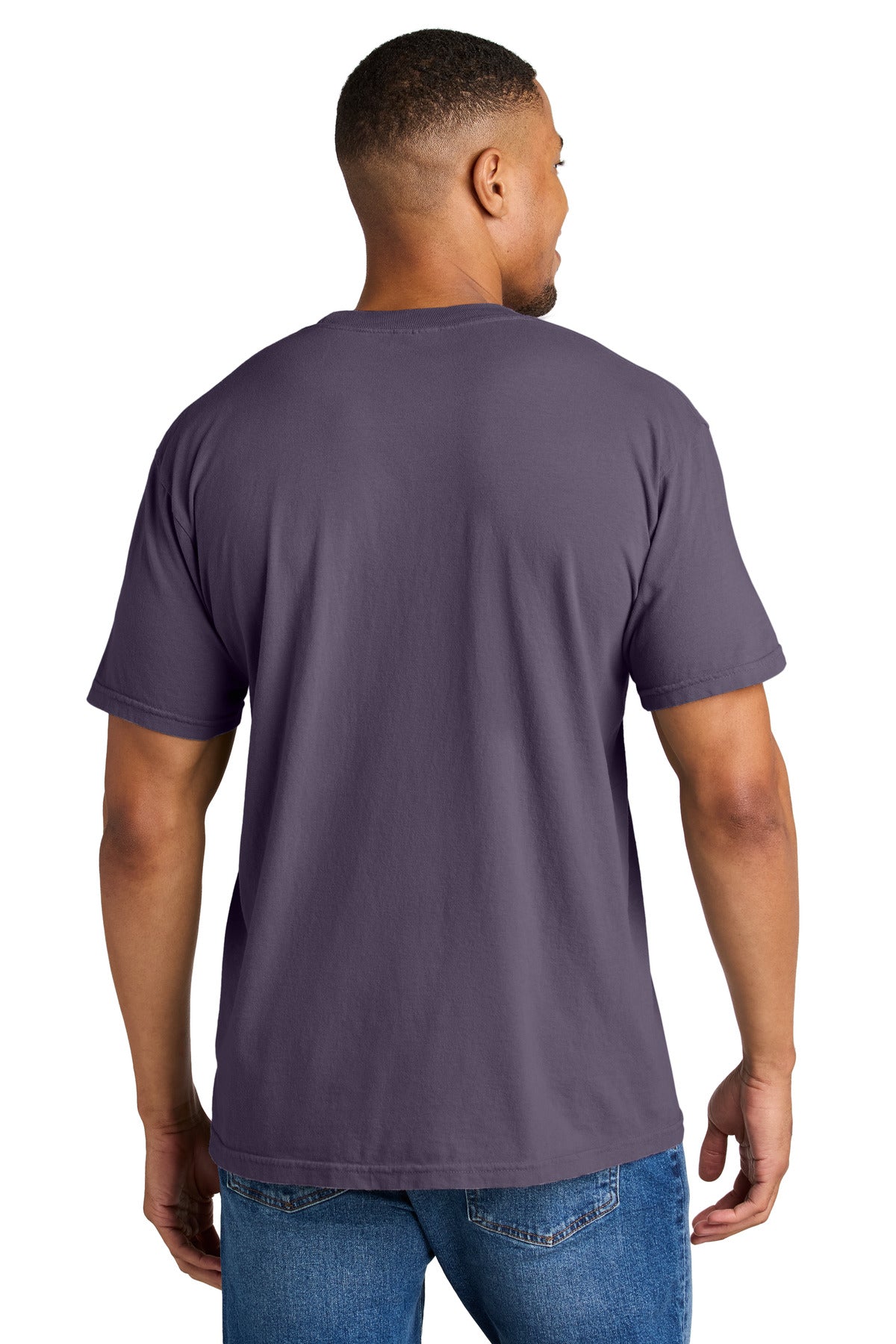 COMFORT COLORS Heavyweight Ring Spun Tee. 1717 - Wine - back
