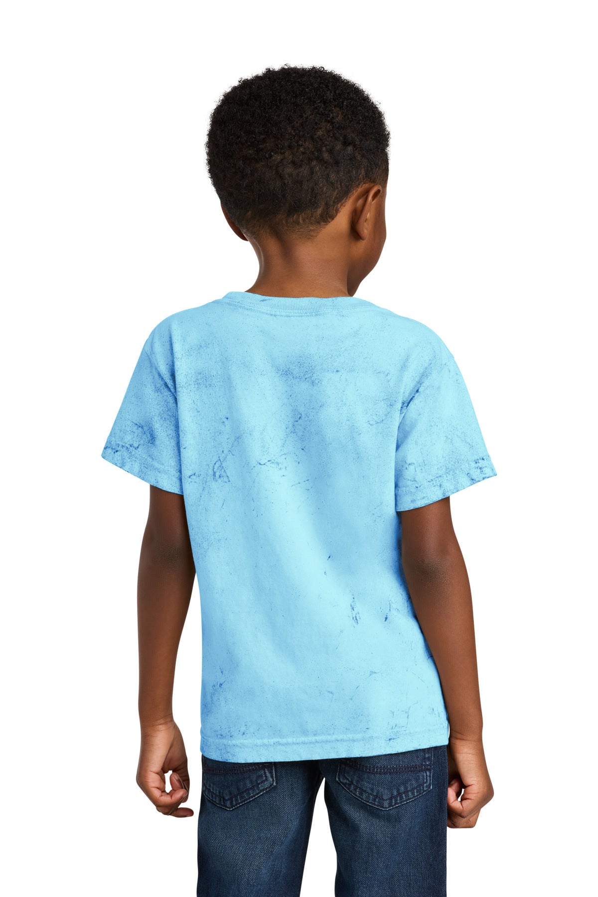 Comfort Colors Youth Heavyweight Color Blast Tee 1745Y - Fiji Blue - back