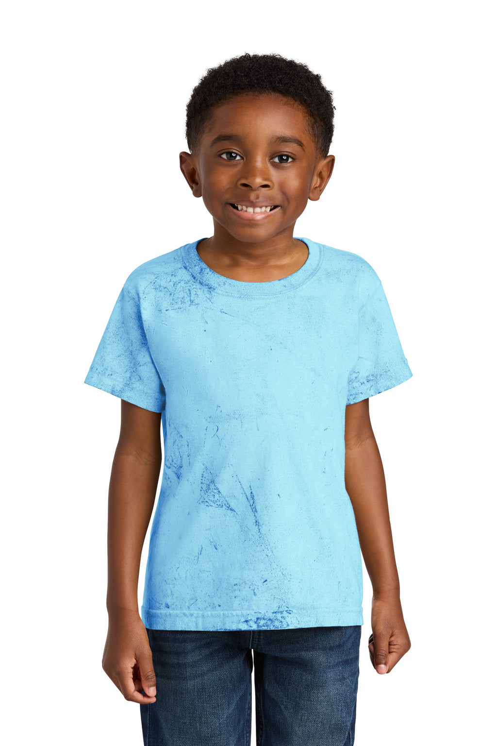 Comfort Colors Youth Heavyweight Color Blast Tee 1745Y - Fiji Blue - front