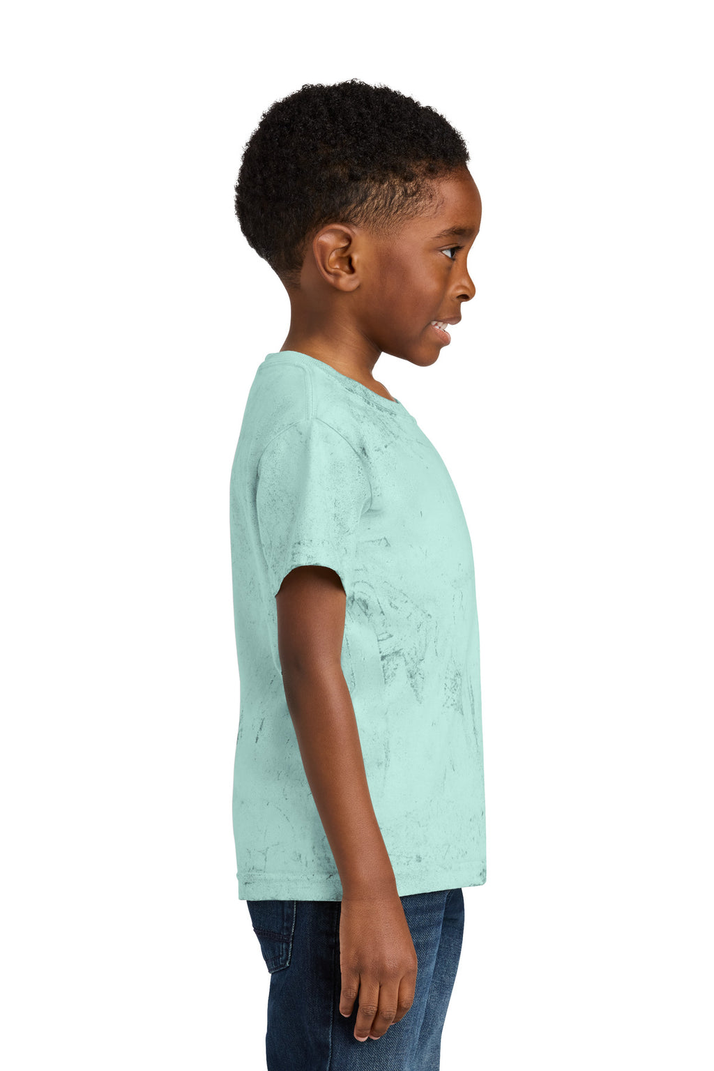 Comfort Colors Youth Heavyweight Color Blast Tee 1745Y - Sea Glass - side