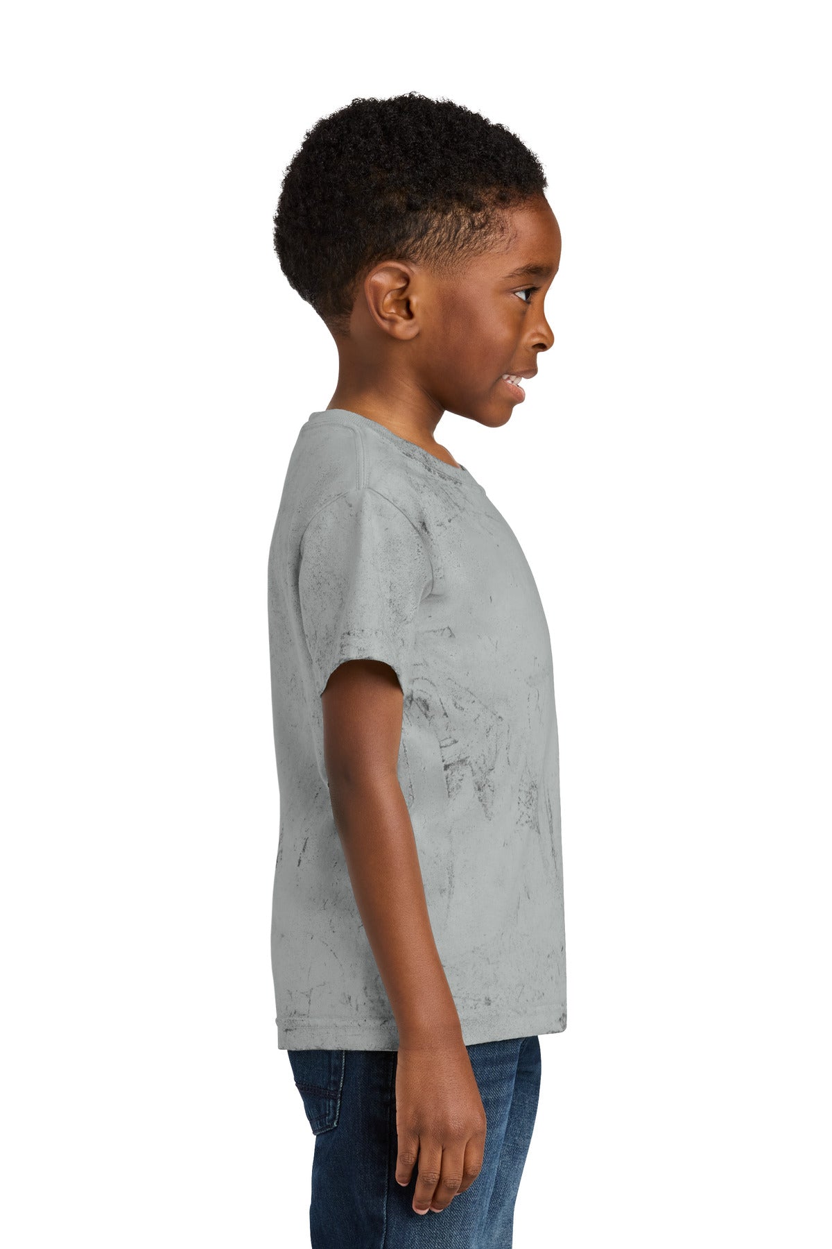 Comfort Colors Youth Heavyweight Color Blast Tee 1745Y - Smoke - side