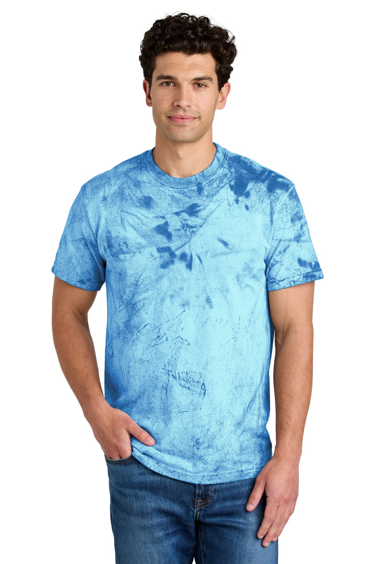 Comfort Colors Heavyweight Color Blast Tee 1745 - Fiji Blue - front